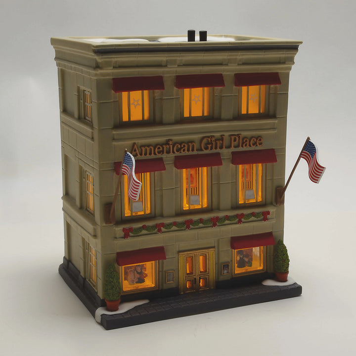 Department 56 Christmas In The City Village: American Girl Place sparkle-castle