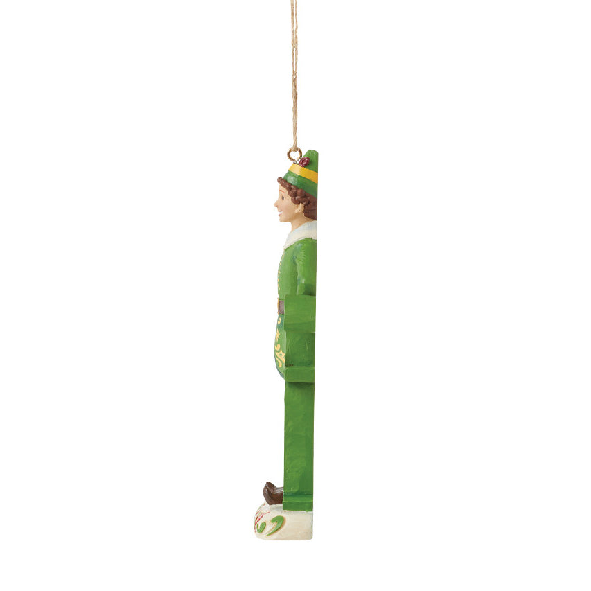 Jim Shore Elf: Buddy Elf Word Hanging Ornament sparkle-castle