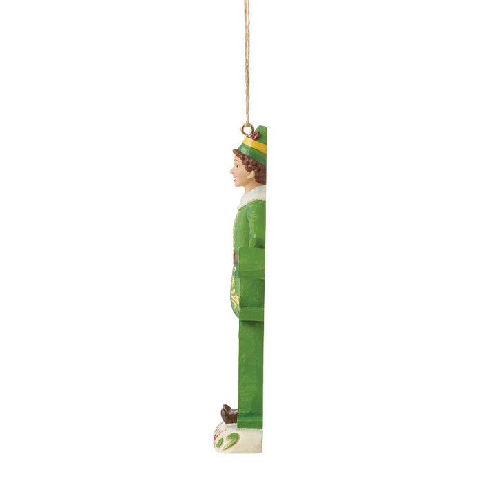Jim Shore Elf: Buddy Elf Word Hanging Ornament sparkle-castle