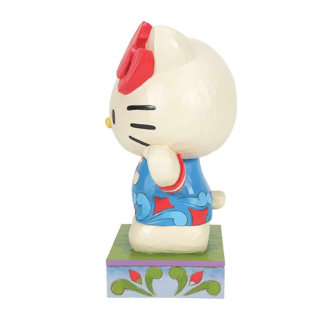 Jim Shore Sanrio: Hello Kitty Big Figurine sparkle-castle