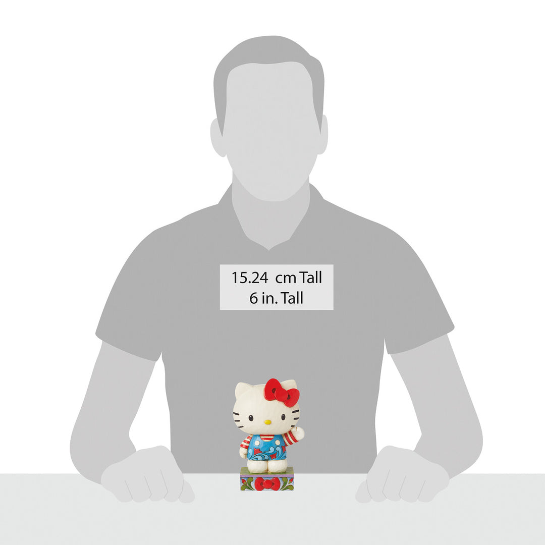 Jim Shore Sanrio: Classic Hello Kitty Figurine sparkle-castle