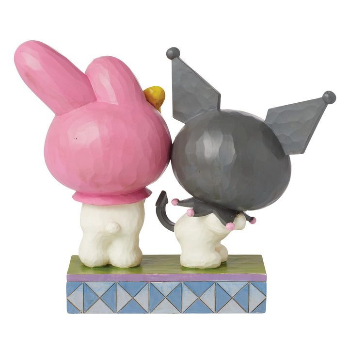 Jim Shore Sanrio: Kuromi And My Melody Figurine sparkle-castle