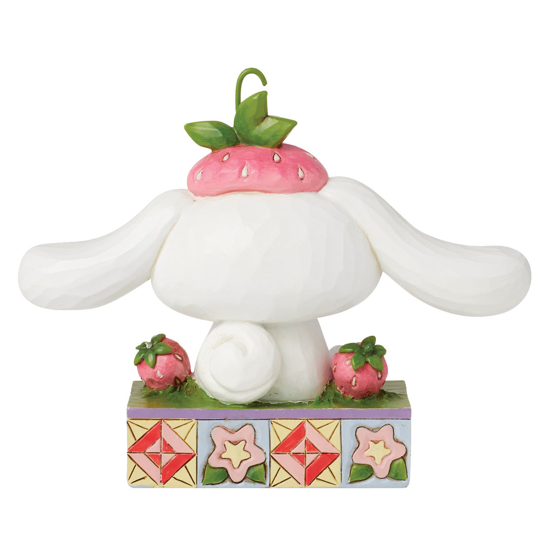 Jim Shore Sanrio: Cinnamoroll With Strawberry Figurine sparkle-castle