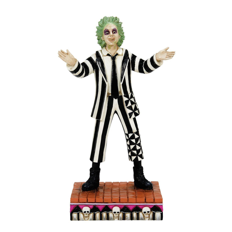 Jim Shore Beetlejuice: Classic Beetlejuice Figurine sparkle-castle