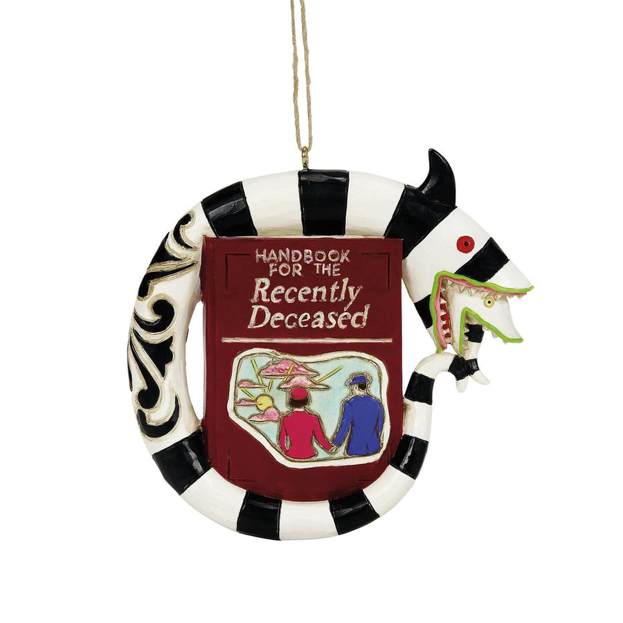 Jim Shore Beetlejuice: Handbook and Sand Worm Hanging Ornament sparkle-castle