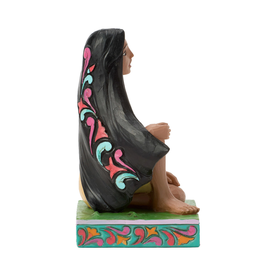 Jim Shore Disney Traditions: Pocahontas Personality Pose Figurine sparkle-castle