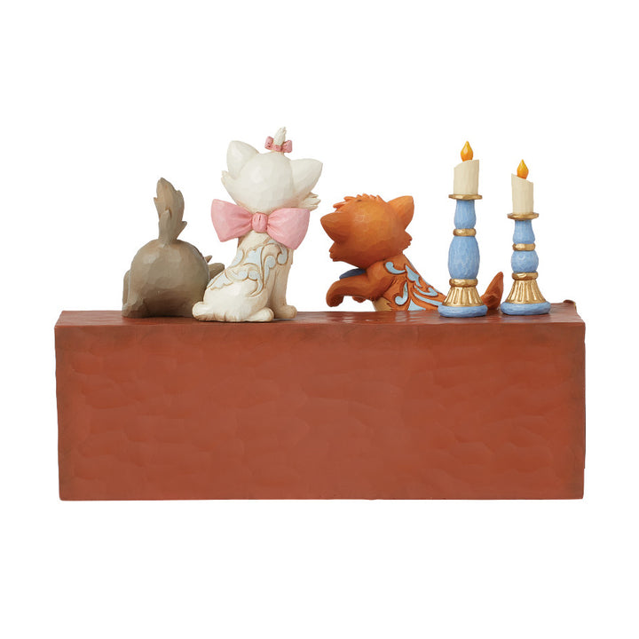 Jim Shore Disney Traditions: Aristocat Kittens Playing Piano Figurine sparkle-castle