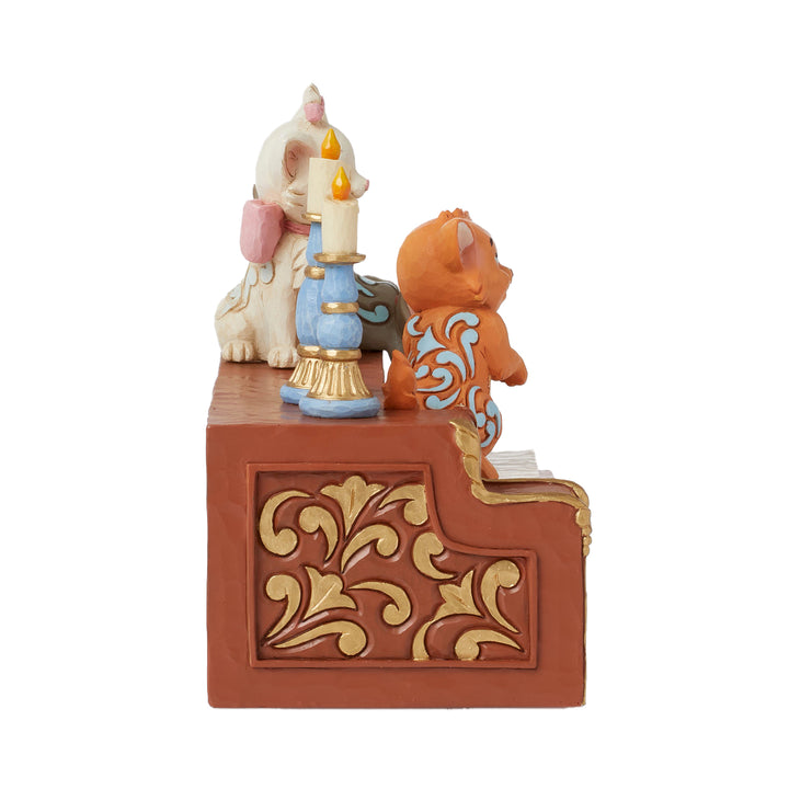 Jim Shore Disney Traditions: Aristocat Kittens Playing Piano Figurine sparkle-castle