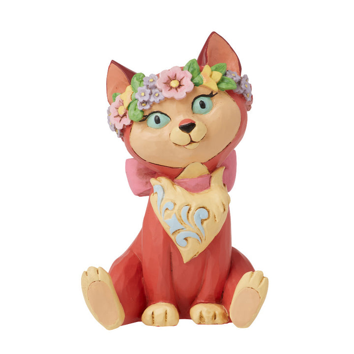 Jim Shore Disney Traditions: Dinah With Flower Crown Mini Figurine sparkle-castle