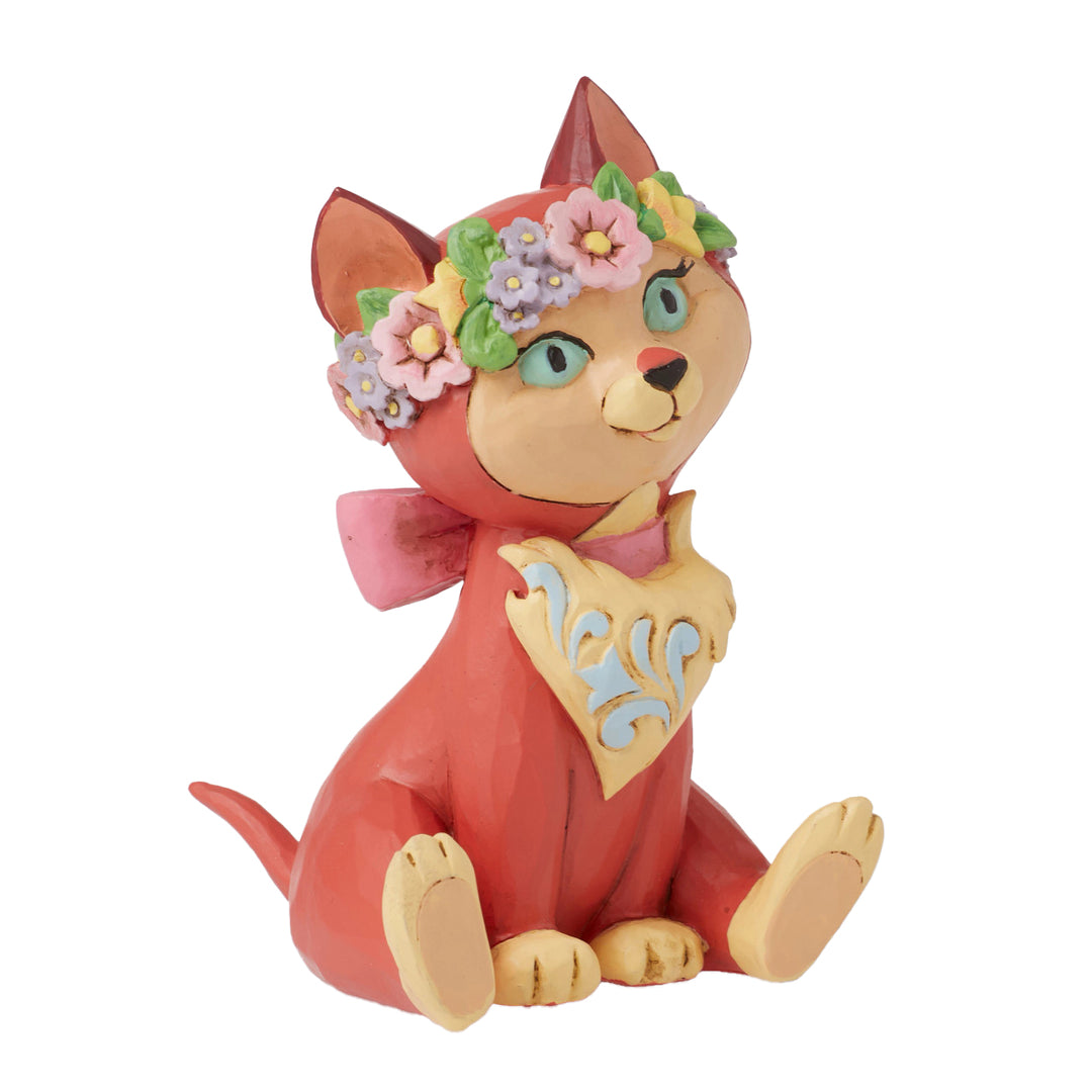 Jim Shore Disney Traditions: Dinah With Flower Crown Mini Figurine sparkle-castle