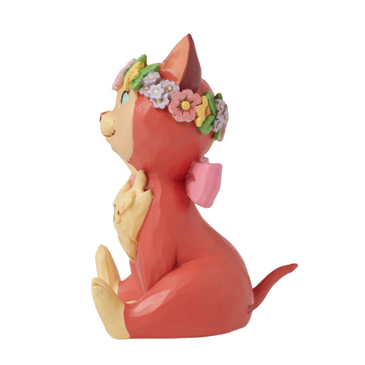 Jim Shore Disney Traditions: Dinah With Flower Crown Mini Figurine sparkle-castle