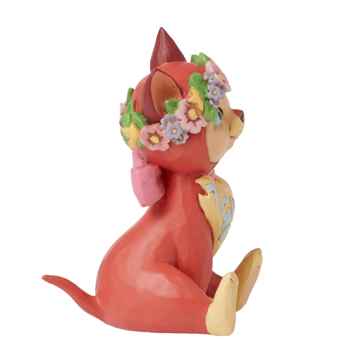 Jim Shore Disney Traditions: Dinah With Flower Crown Mini Figurine sparkle-castle