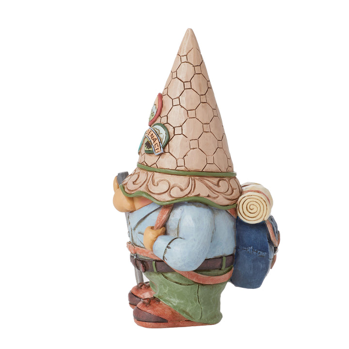 Jim Shore Heartwood Creek: Hiking Gnome Figurine sparkle-castle