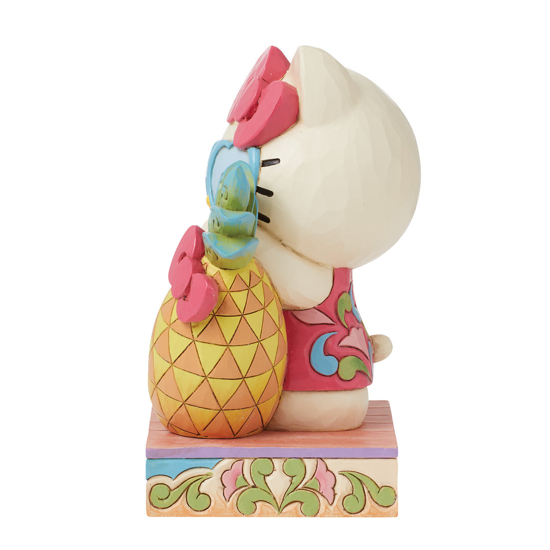 Jim Shore Sanrio: Hello Kitty With Pineapple Figurine sparkle-castle