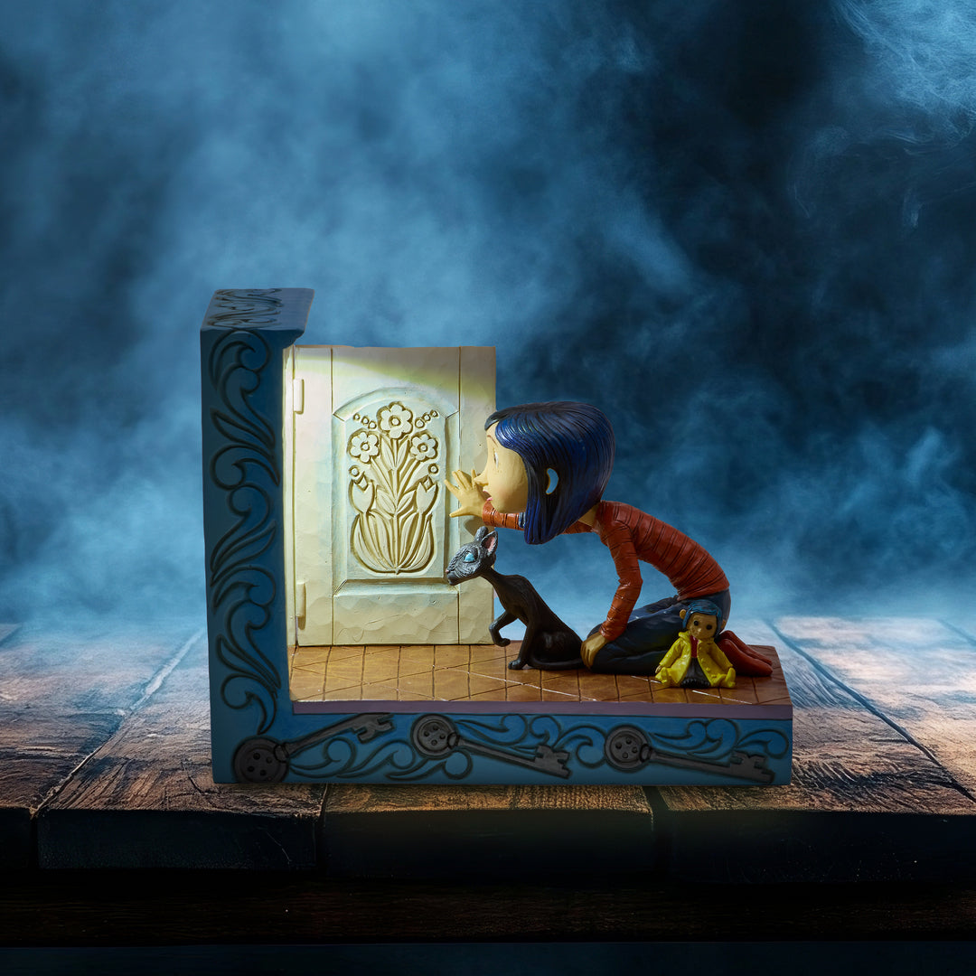 Jim Shore Coraline: Coraline and the Secret Door Figurine sparkle-castle