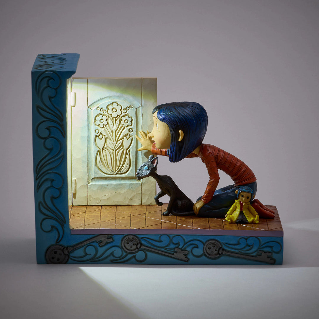 Jim Shore Coraline: Coraline and the Secret Door Figurine sparkle-castle