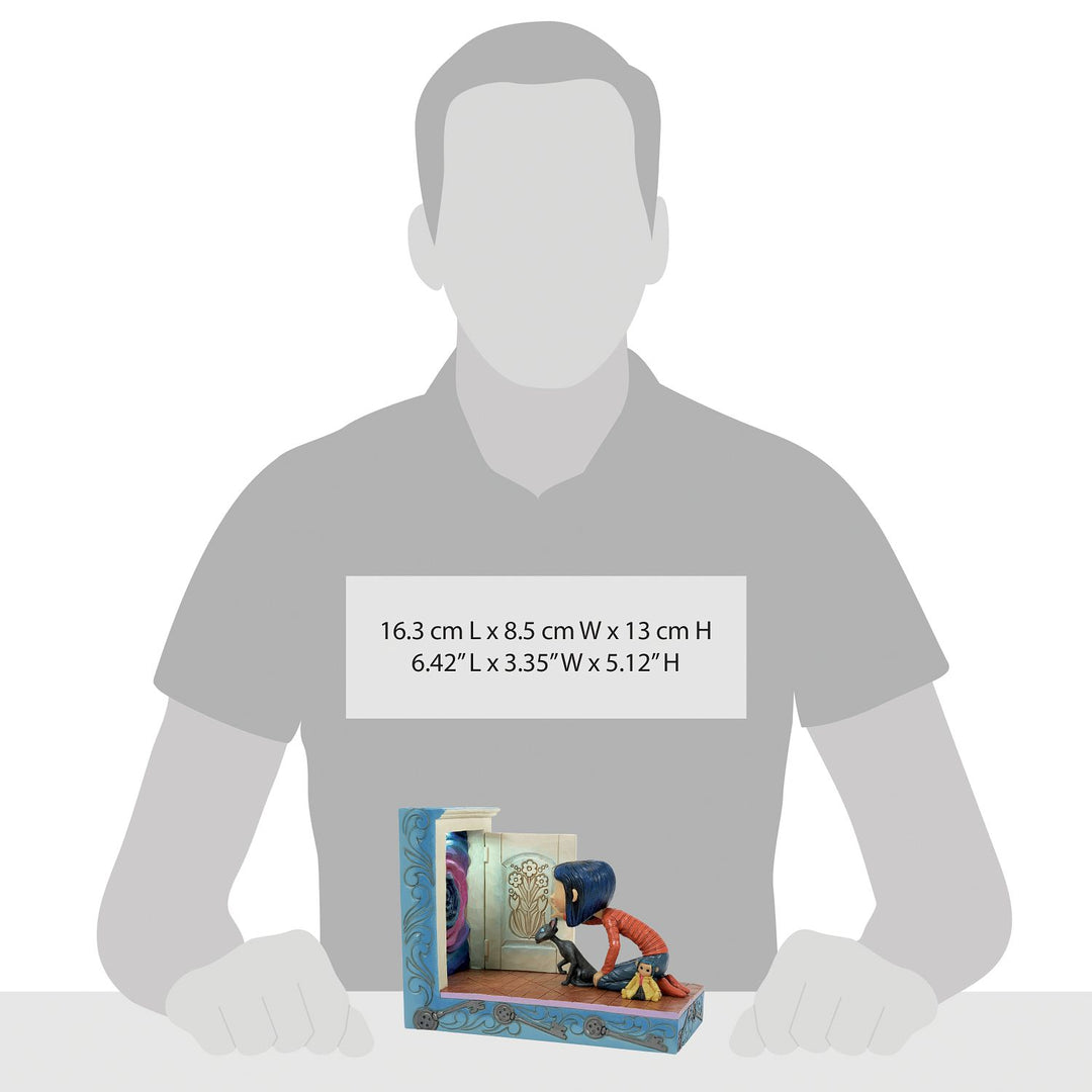 Jim Shore Coraline: Coraline and the Secret Door Figurine sparkle-castle