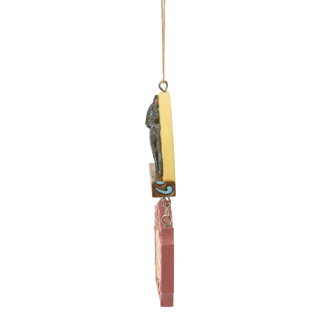 Jim Shore Coraline: Pink Palace Apartments Hanging Ornament sparkle-castle