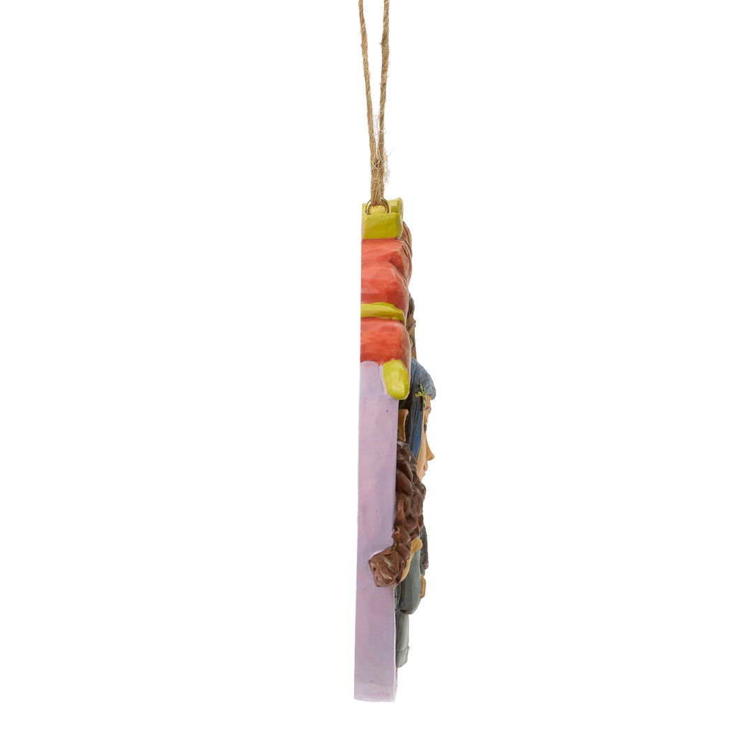 Jim Shore Coraline: Group Pose Coin Hanging Ornament sparkle-castle