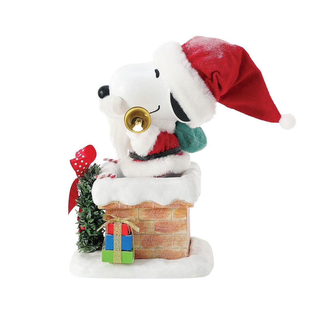 Department 56 Possible Dreams Peanuts: Snoopy on the Rooftop sparkle-castle