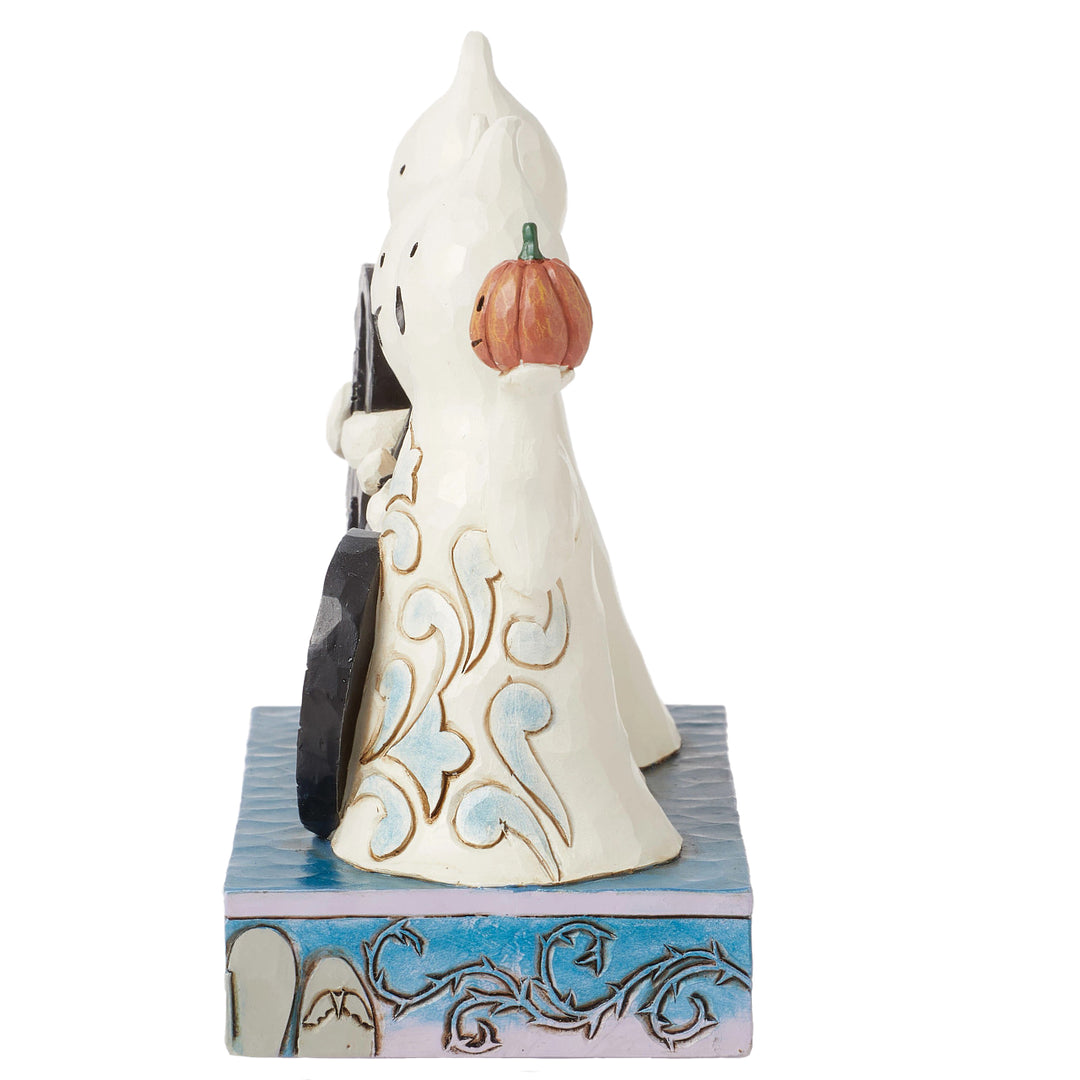 Jim Shore Heartwood Creek: Ghost With Boo Text Figurine sparkle-castle