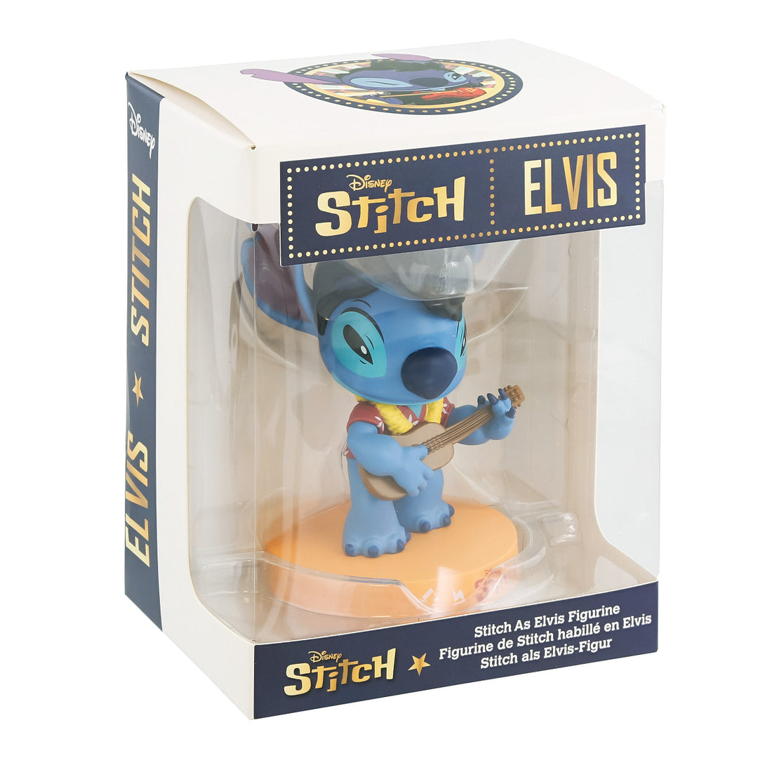 Grand Jester Studios: Elvis Stitch In Hawaiian Shirt Figurine sparkle-castle