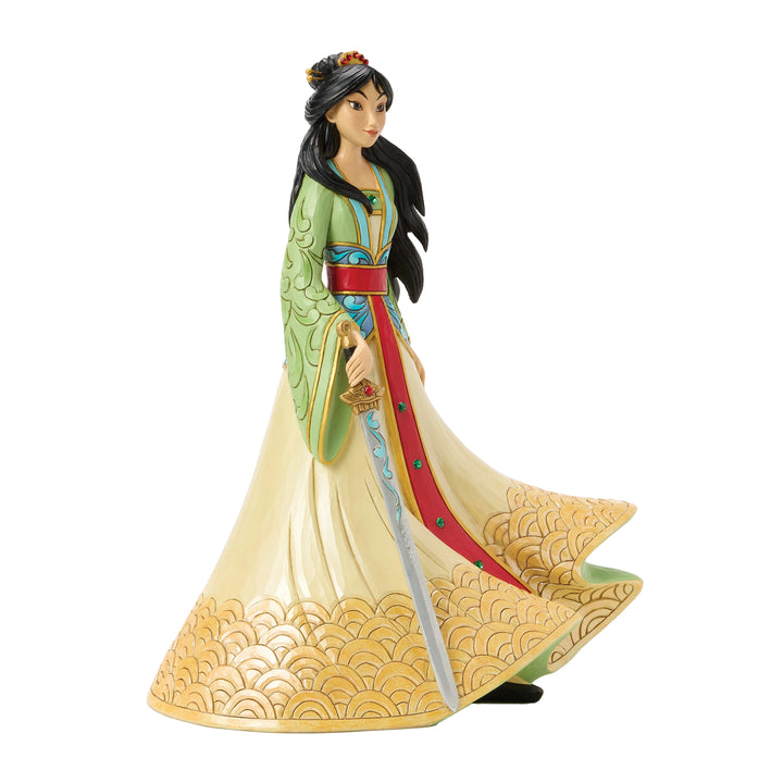 Jim Shore Disney Traditions: Mulan Deluxe 9th In Series Figurine sparkle-castle