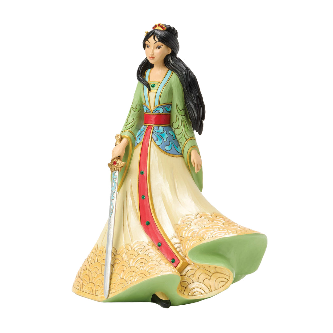 Jim Shore Disney Traditions: Mulan Deluxe 9th In Series Figurine sparkle-castle
