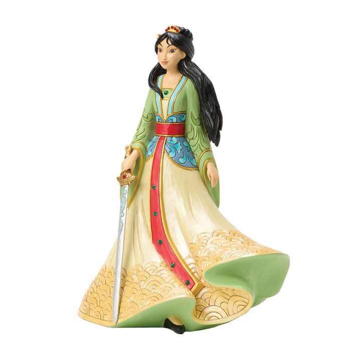 Jim Shore Disney Traditions: Mulan Deluxe 9th In Series Figurine sparkle-castle