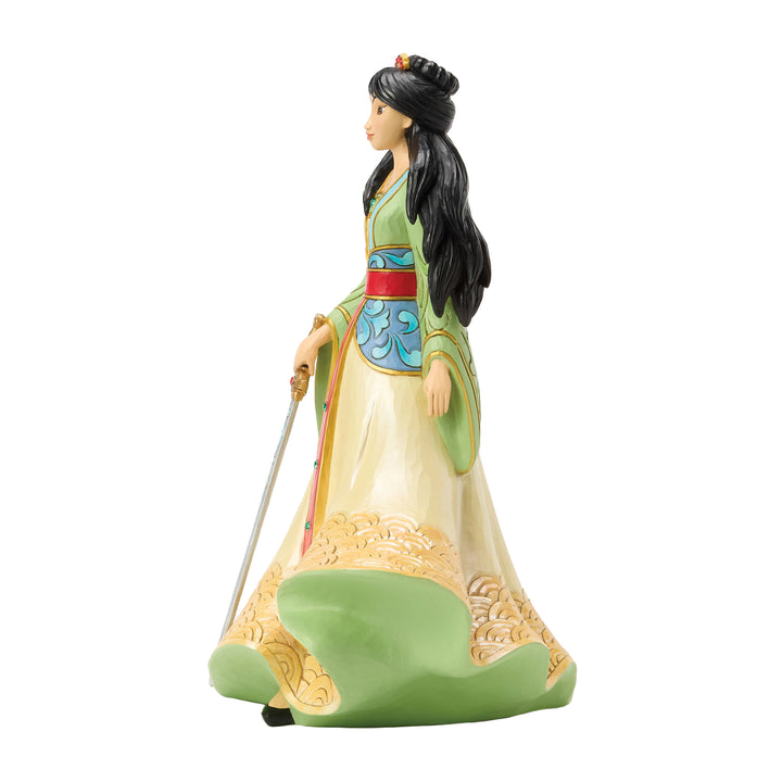 Jim Shore Disney Traditions: Mulan Deluxe 9th In Series Figurine sparkle-castle