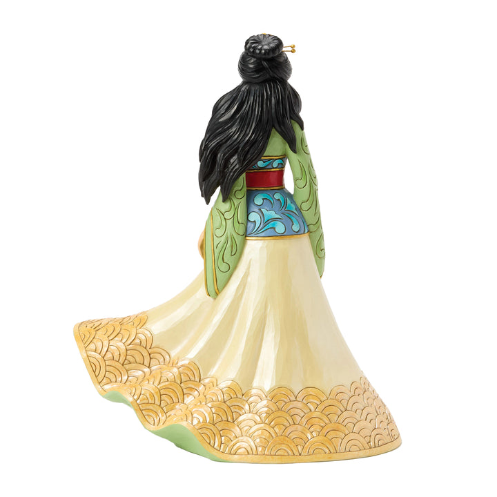 Jim Shore Disney Traditions: Mulan Deluxe 9th In Series Figurine sparkle-castle