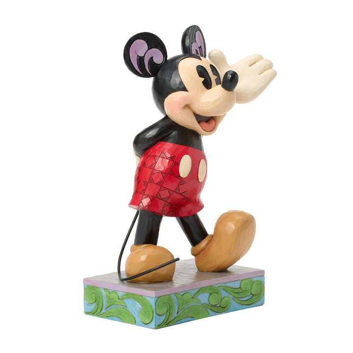 Jim Shore Disney Traditions: Everyday Mickey Big Figurine sparkle-castle
