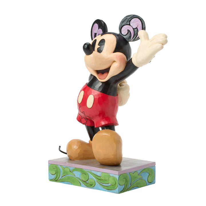 Jim Shore Disney Traditions: Everyday Mickey Big Figurine sparkle-castle