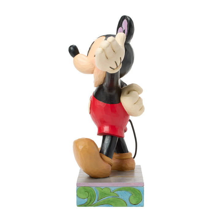 Jim Shore Disney Traditions: Everyday Mickey Big Figurine sparkle-castle