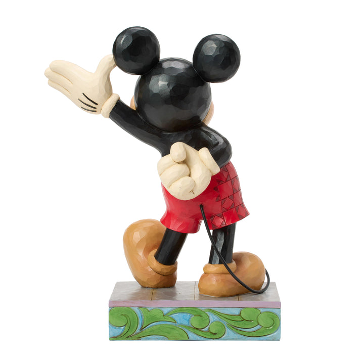Jim Shore Disney Traditions: Everyday Mickey Big Figurine sparkle-castle