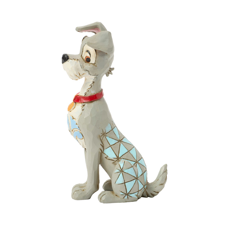 Jim Shore Disney Traditions: Tramp Miniature Figurine sparkle-castle