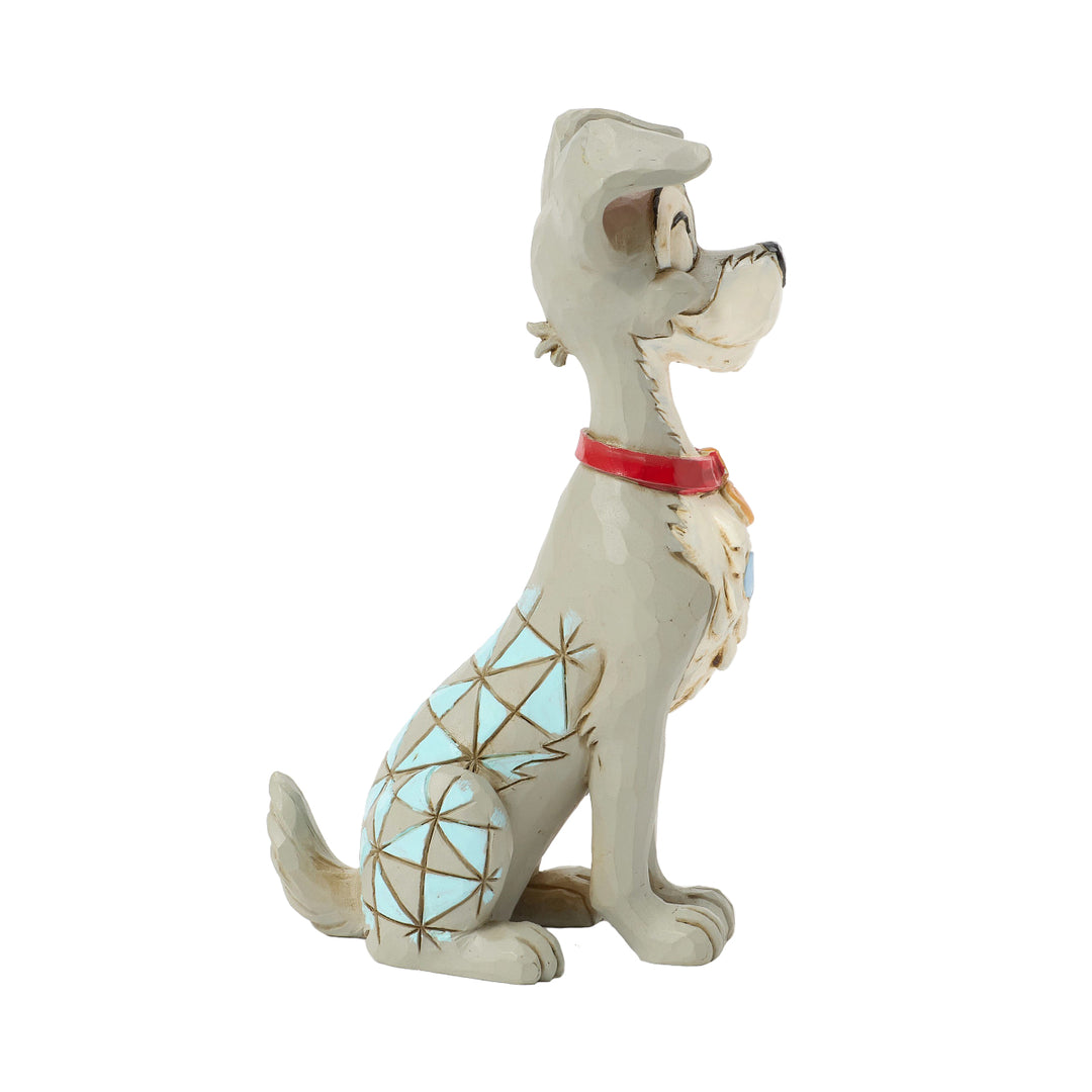 Jim Shore Disney Traditions: Tramp Miniature Figurine sparkle-castle