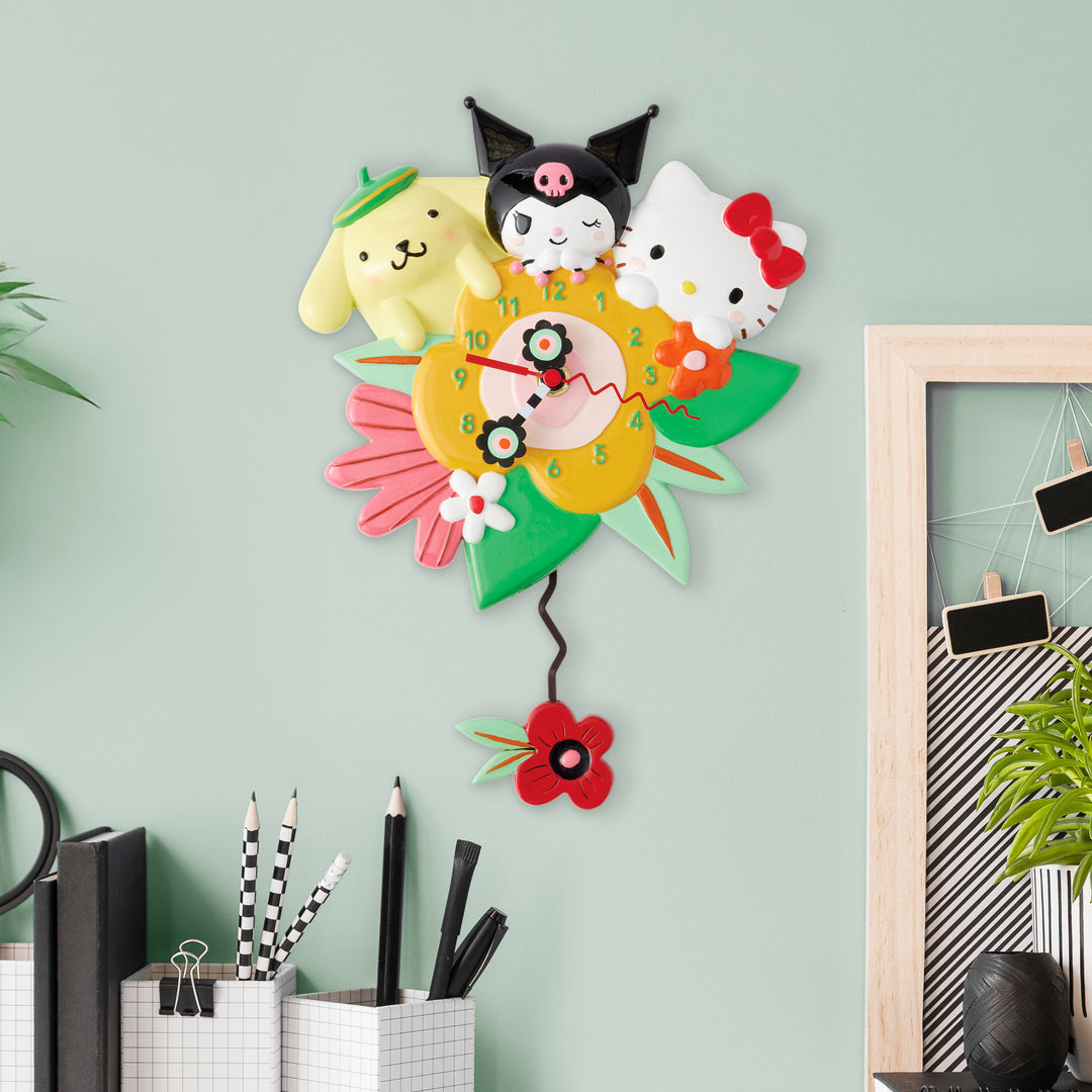Allen Designs Sanrio: Hello Kitty and Friends Clock sparkle-castle
