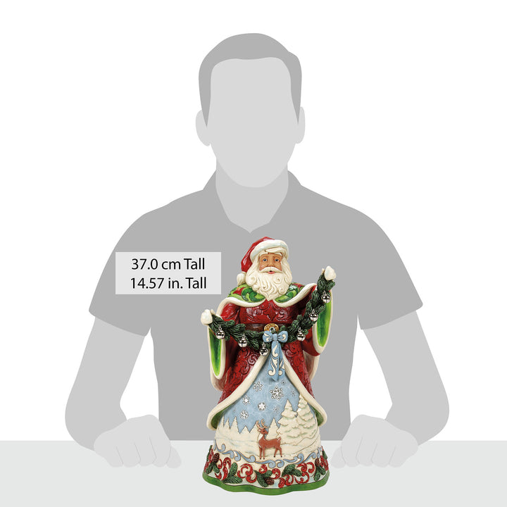 Jim Shore Heartwood Creek: 3rd Annual Collector's Edition Santa With Deer Scene Figurine sparkle-castle