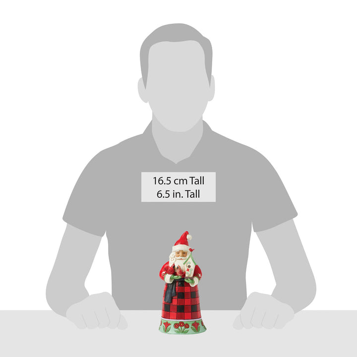 Jim Shore Heartwood Creek: Highland Glen Santa With Cardinals Figurine sparkle-castle