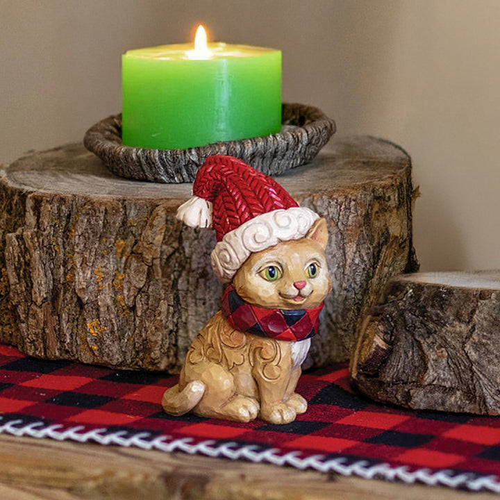 Jim Shore Heartwood Creek: Highland Glen Cat Miniature Figurine sparkle-castle