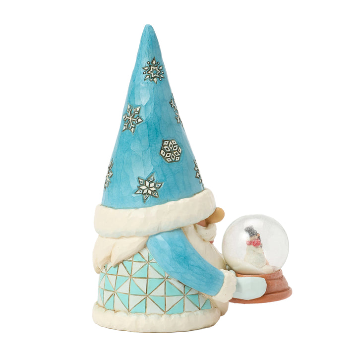 Jim Shore Heartwood Creek: Gnome with Mini Globe Figurine sparkle-castle