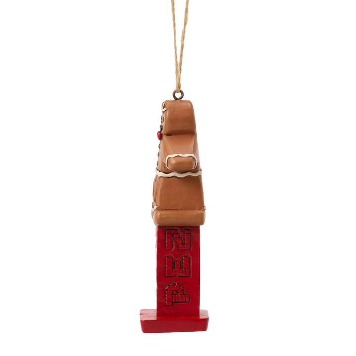 Jim Shore PEZ: Gingerbread Man PEZ Dispenser Hanging Ornament sparkle-castle