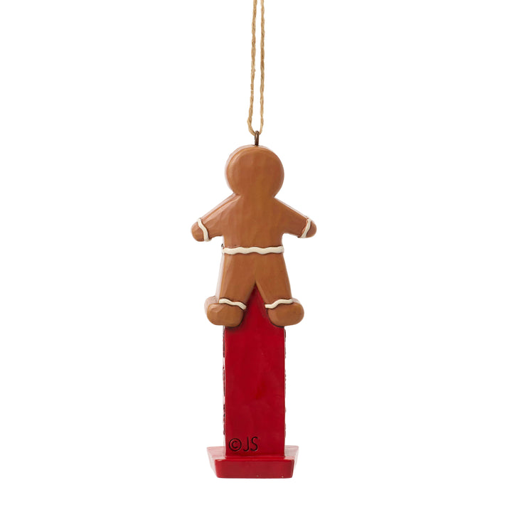 Jim Shore PEZ: Gingerbread Man PEZ Dispenser Hanging Ornament sparkle-castle
