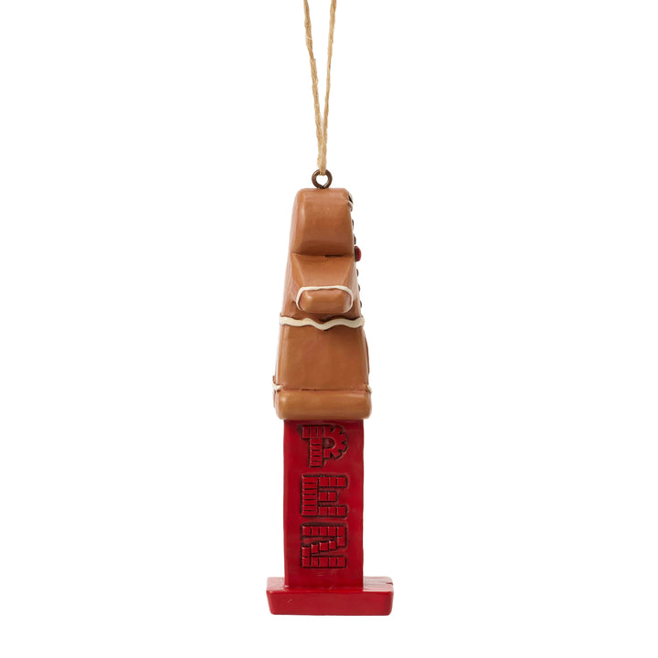 Jim Shore PEZ: Gingerbread Man PEZ Dispenser Hanging Ornament sparkle-castle
