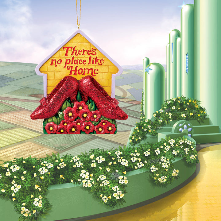 Jim Shore Wizard of Oz: Ruby Slippers Hanging Ornament sparkle-castle