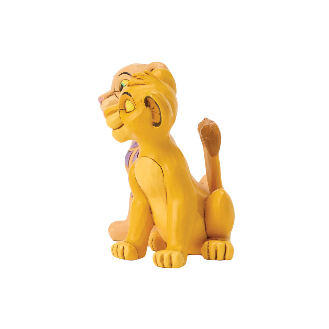 Jim Shore Disney Traditions: Simba & Nala With Tails Forming Heart Figurine sparkle-castle