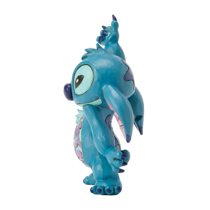 Jim Shore Disney Traditions: Stitch Dancing Miniature Figurine sparkle-castle