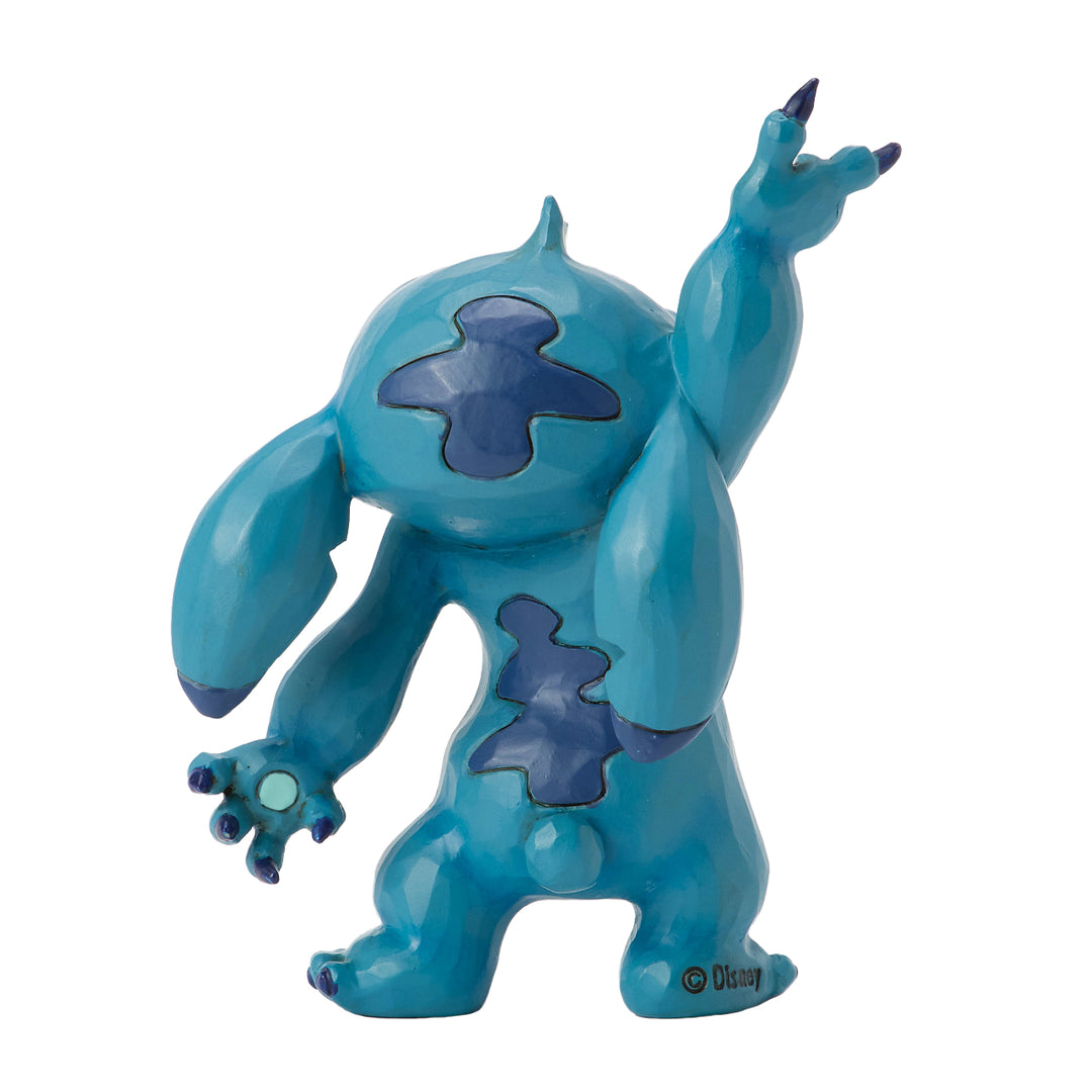 Jim Shore Disney Traditions: Stitch Dancing Miniature Figurine sparkle-castle