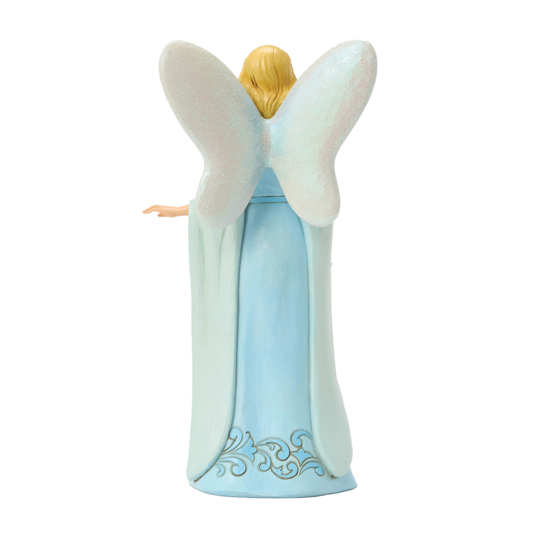 Jim Shore Disney Traditions: Blue Fairy From Pinocchio Figurine sparkle-castle